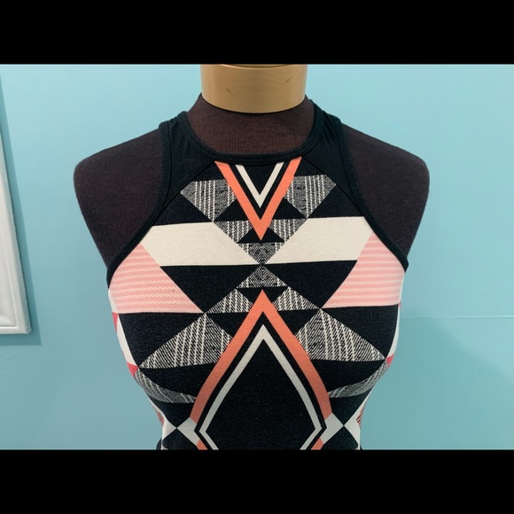 Express mini geometric dress Y2K - Picture 2 of 4